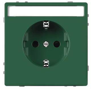 Steckdose grün
