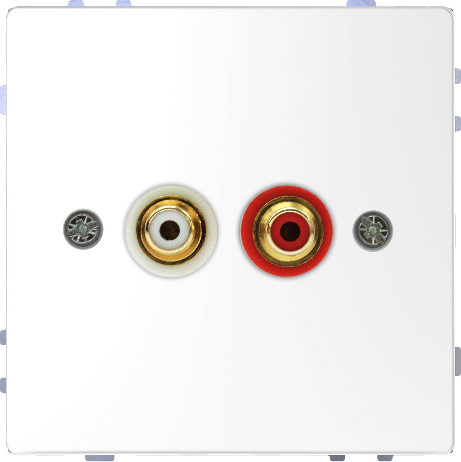 Merten Lautsprecher-Steckdose System Design Weiß MEG4350-6035 1St.