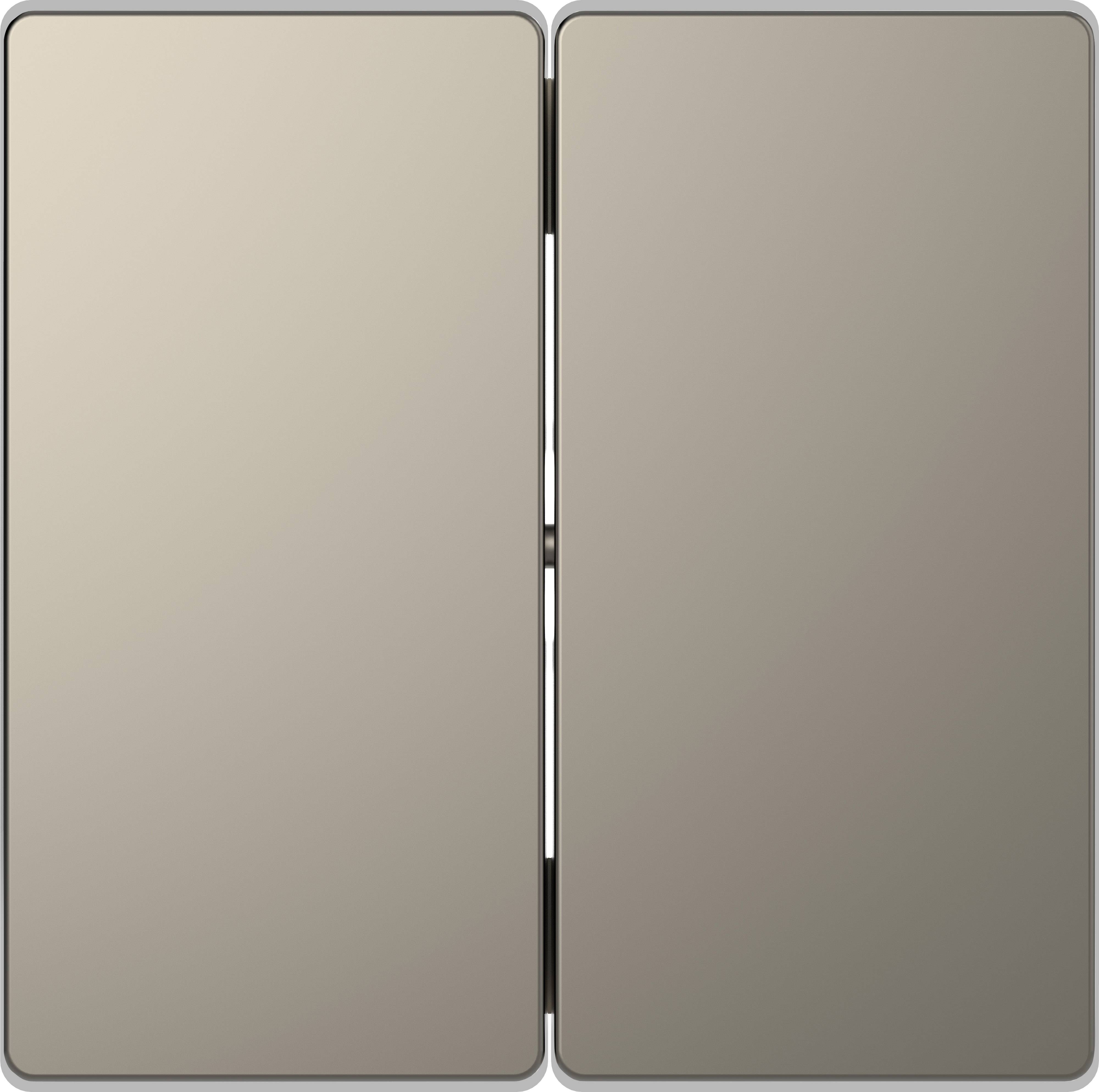 Merten Abdeckung Wechselschalter System Design Nickel MEG3400-6050 1 St.