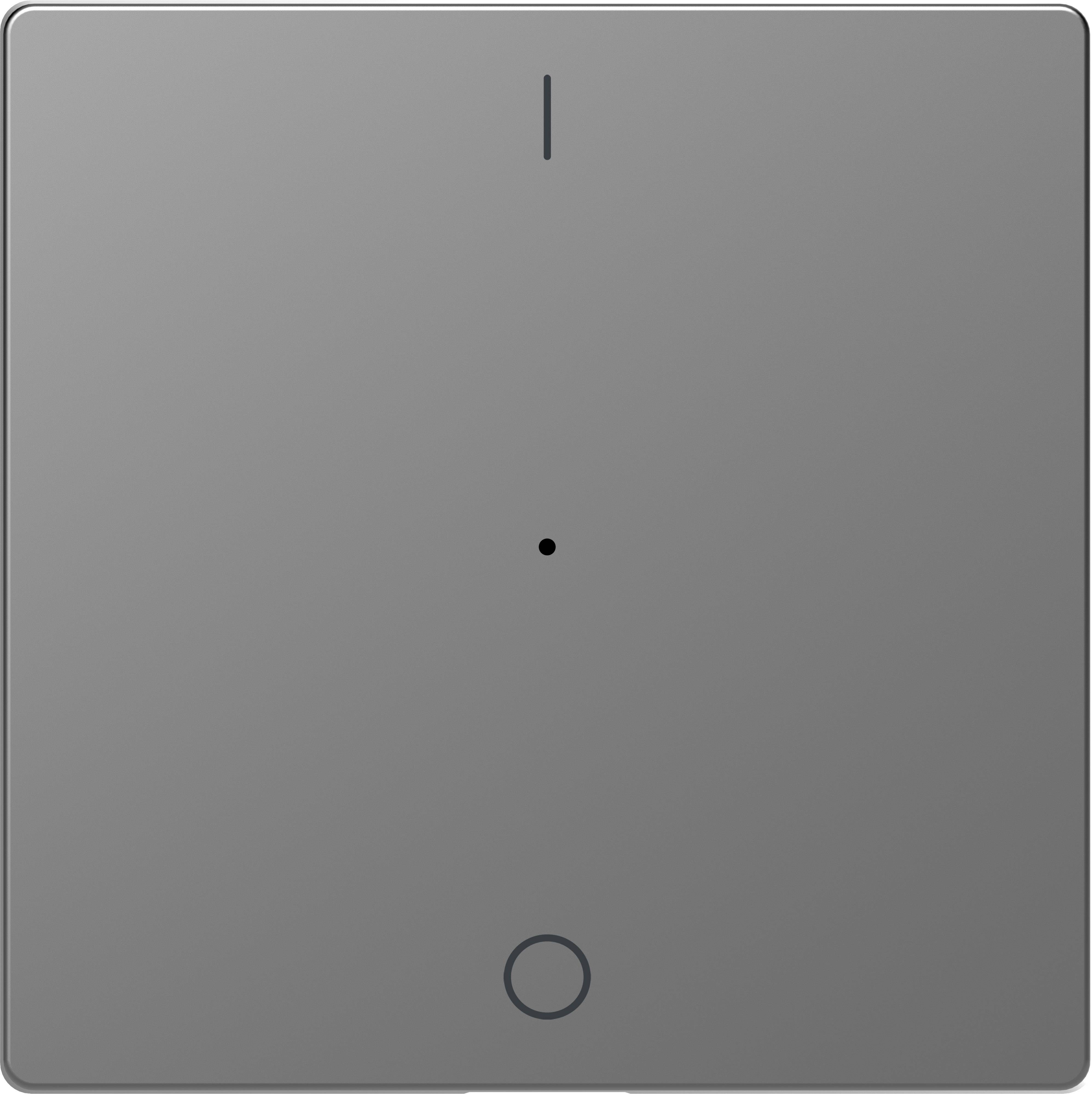 Merten Abdeckung Wechselschalter System Design Edelstahl MEG5211-6036 1St.