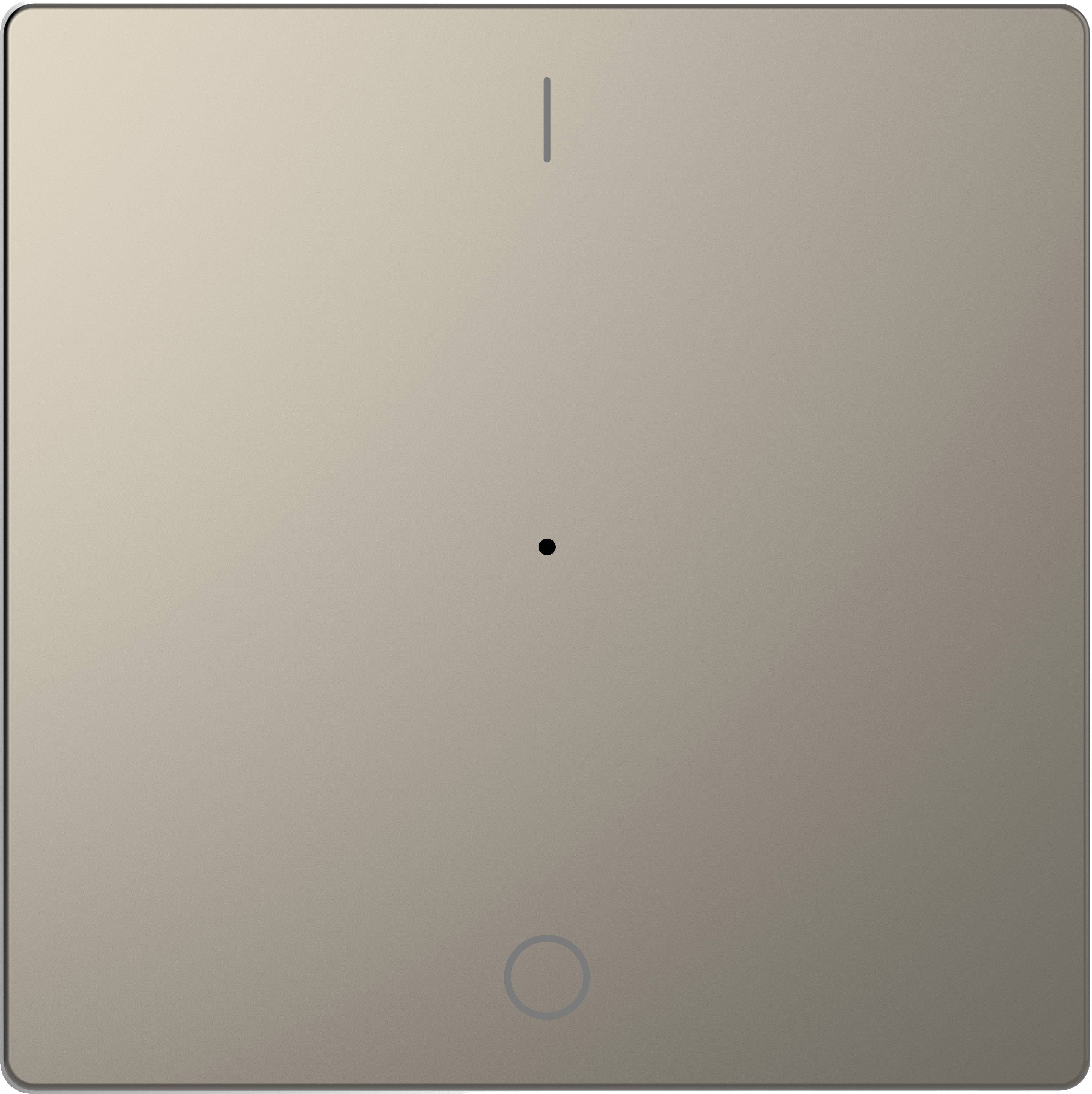 Merten Abdeckung Wechselschalter System Design Nickel MEG5211-6050 1St.