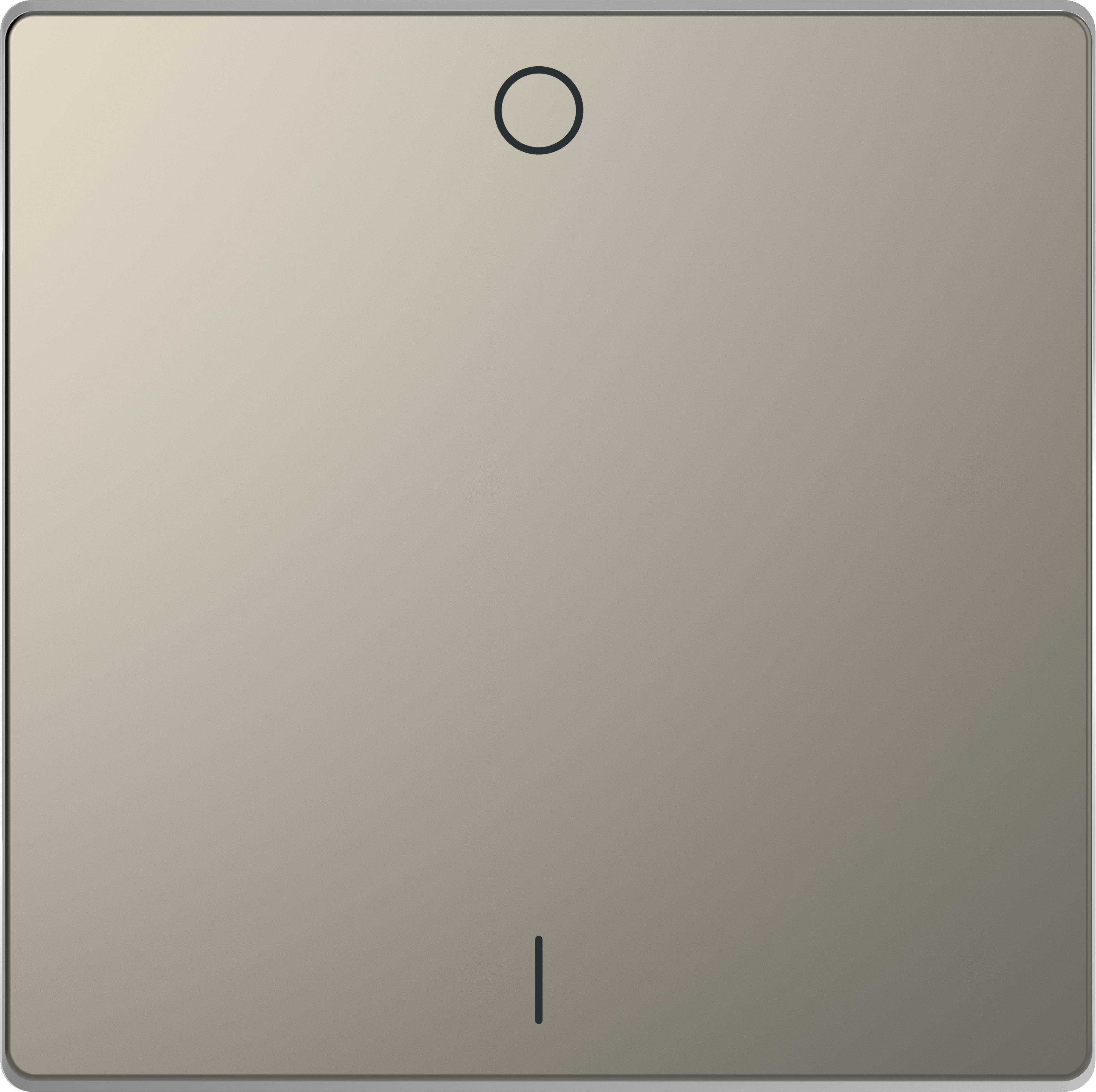 Merten Abdeckung Wechselschalter System Design Nickel MEG3301-6050 1St.