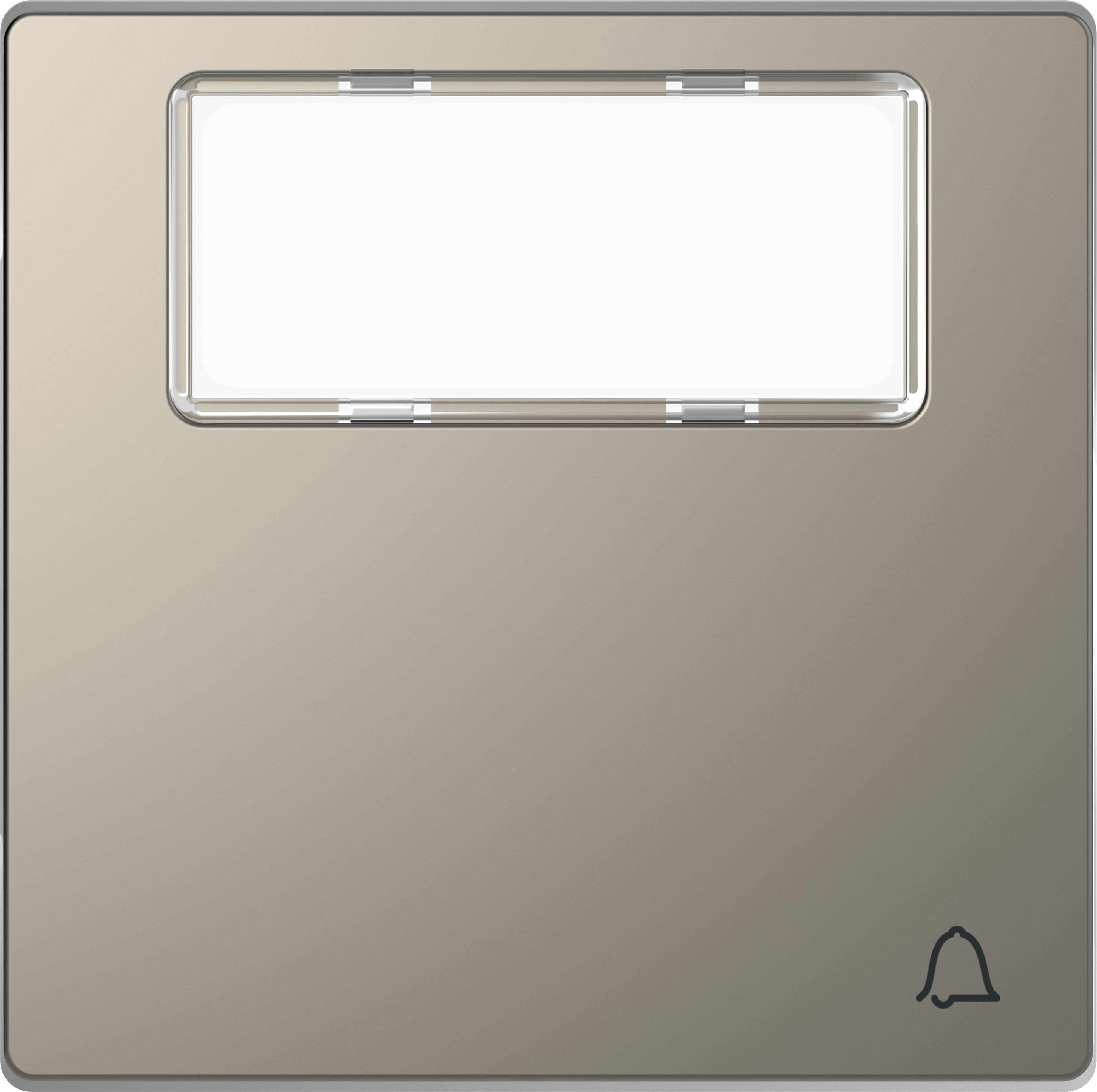 Merten Abdeckung Wechselschalter System Design Nickel MEG3365-6050 1St.