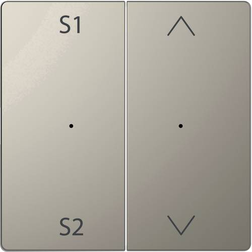 Merten Abdeckung Wechselschalter System Design Nickel MEG5227-6050
