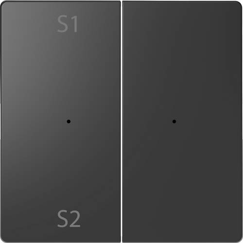 Merten Abdeckung Wechselschalter System Design Anthrazit MEG5226-6034