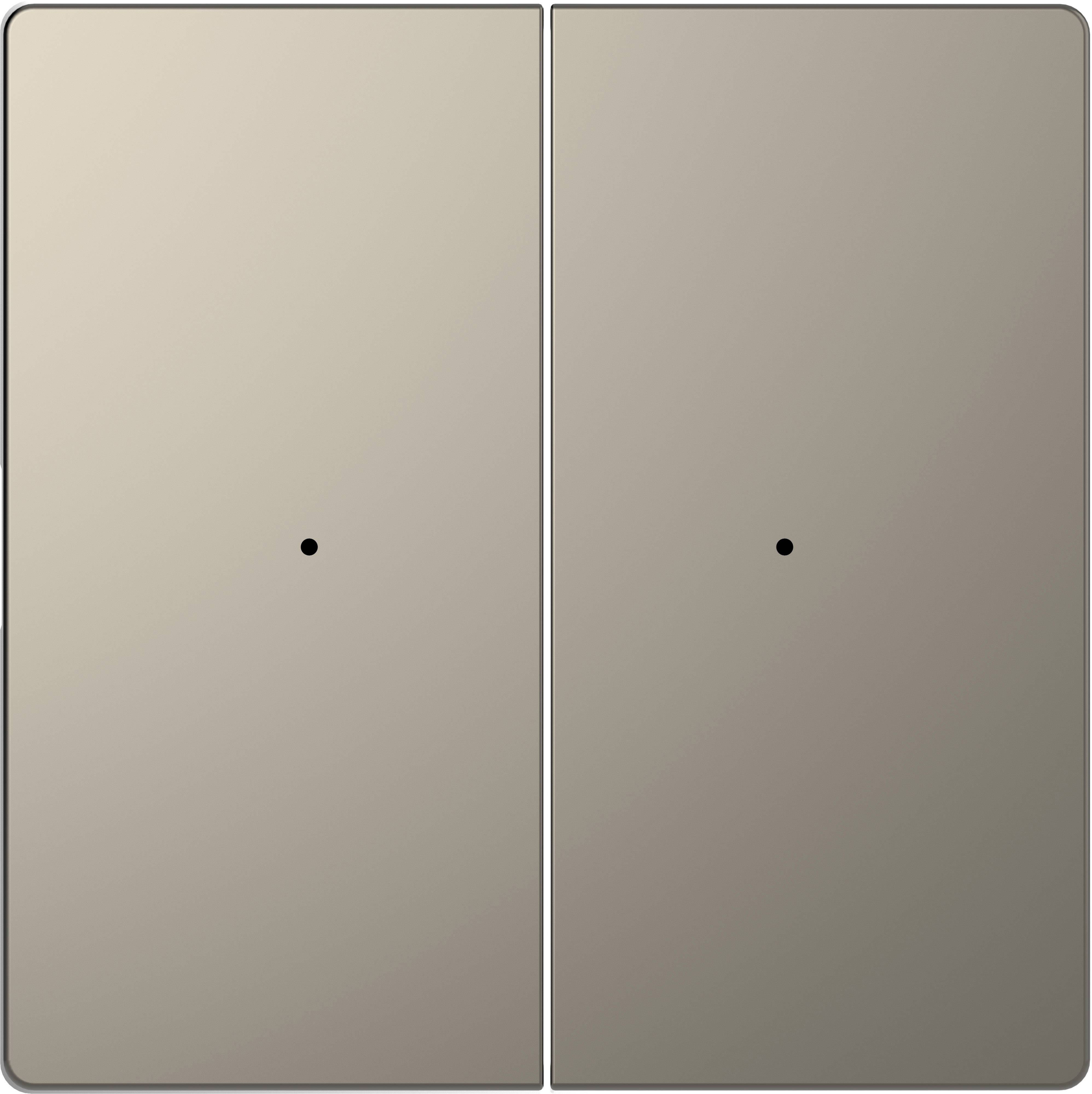 Merten Abdeckung Wechselschalter System Design Nickel MEG5220-6050 1St.