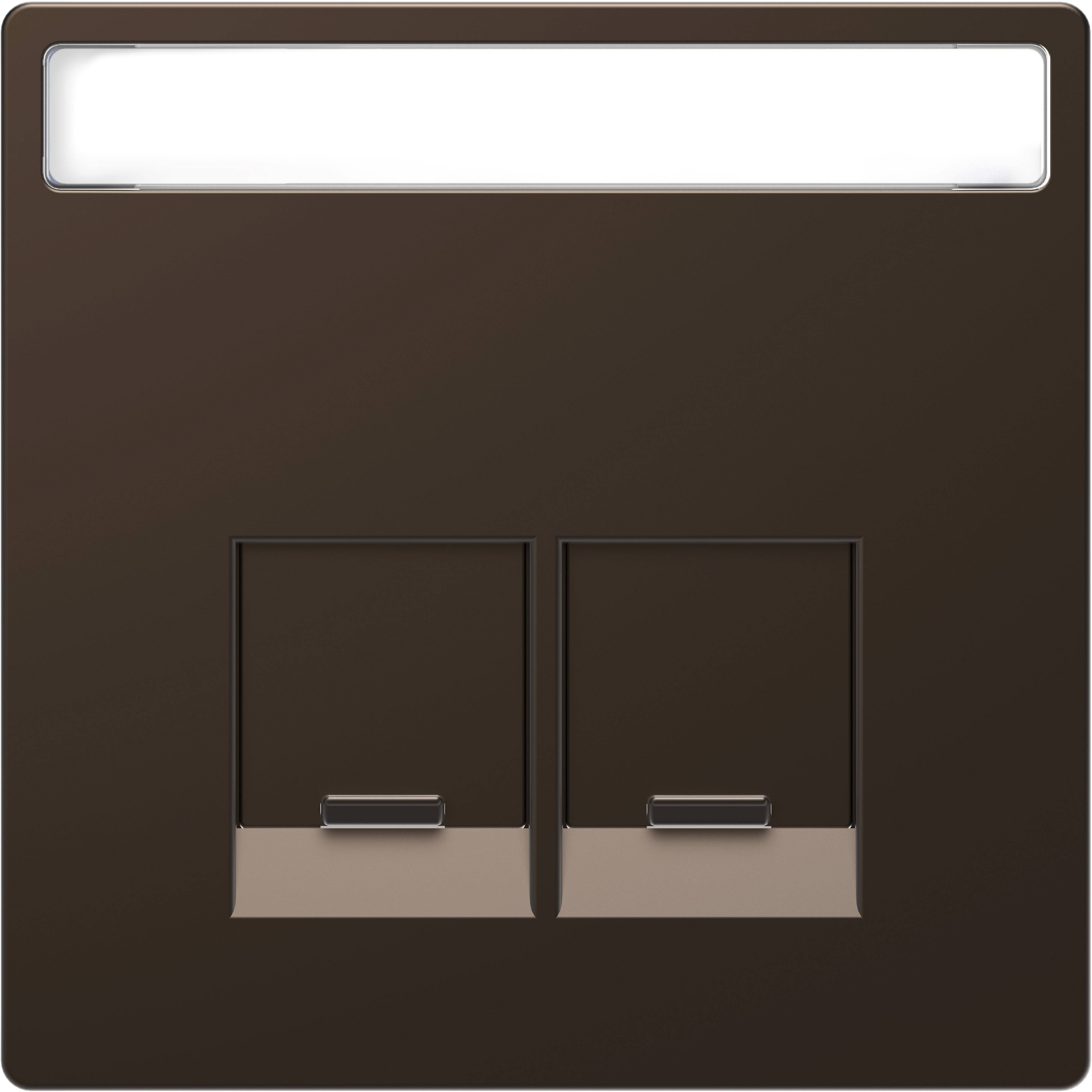 Merten Abdeckung System Design Mocca MEG4574-6052 1St.