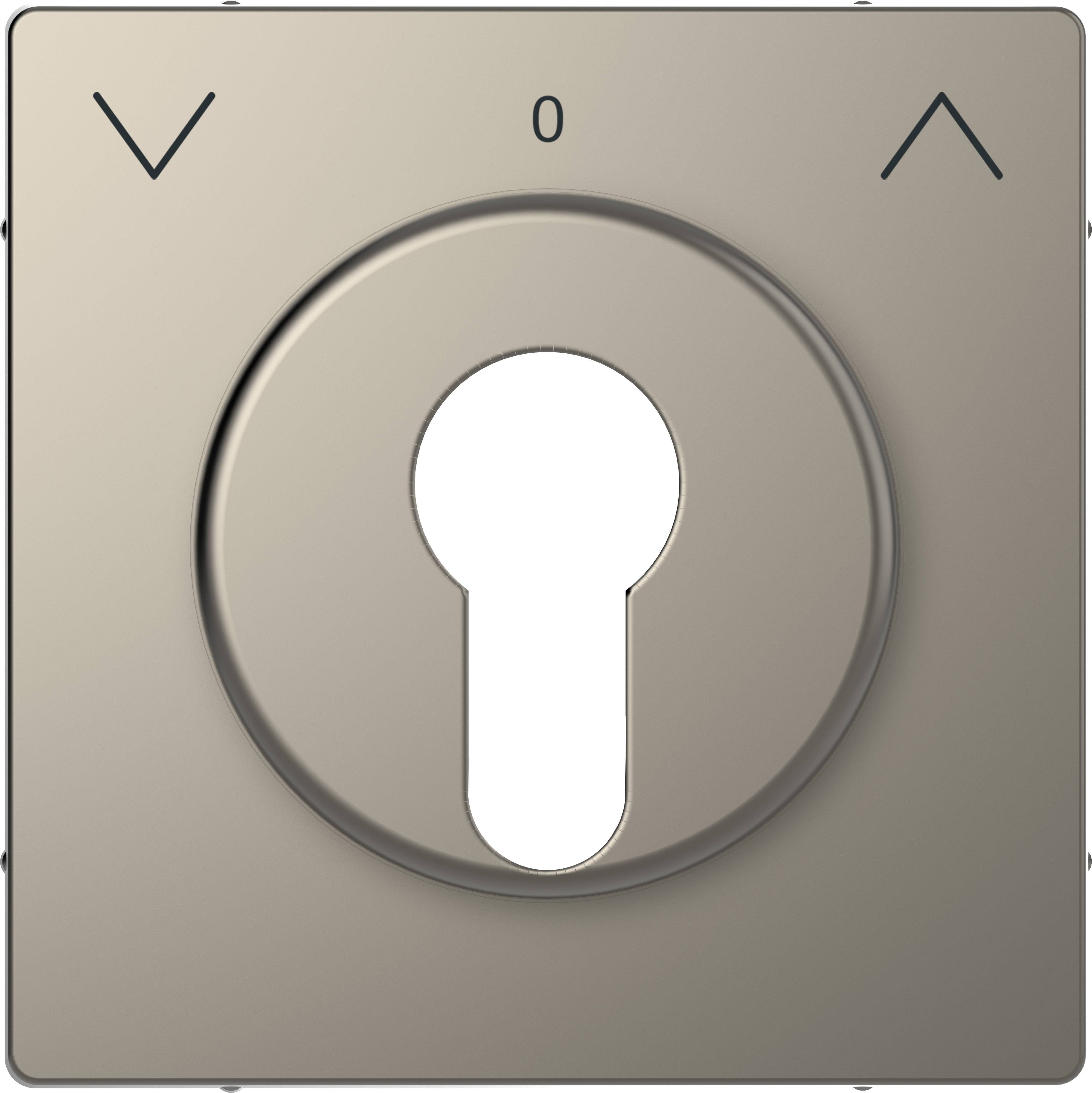 Merten Abdeckung System Design Nickel MEG3883-6050 1St.