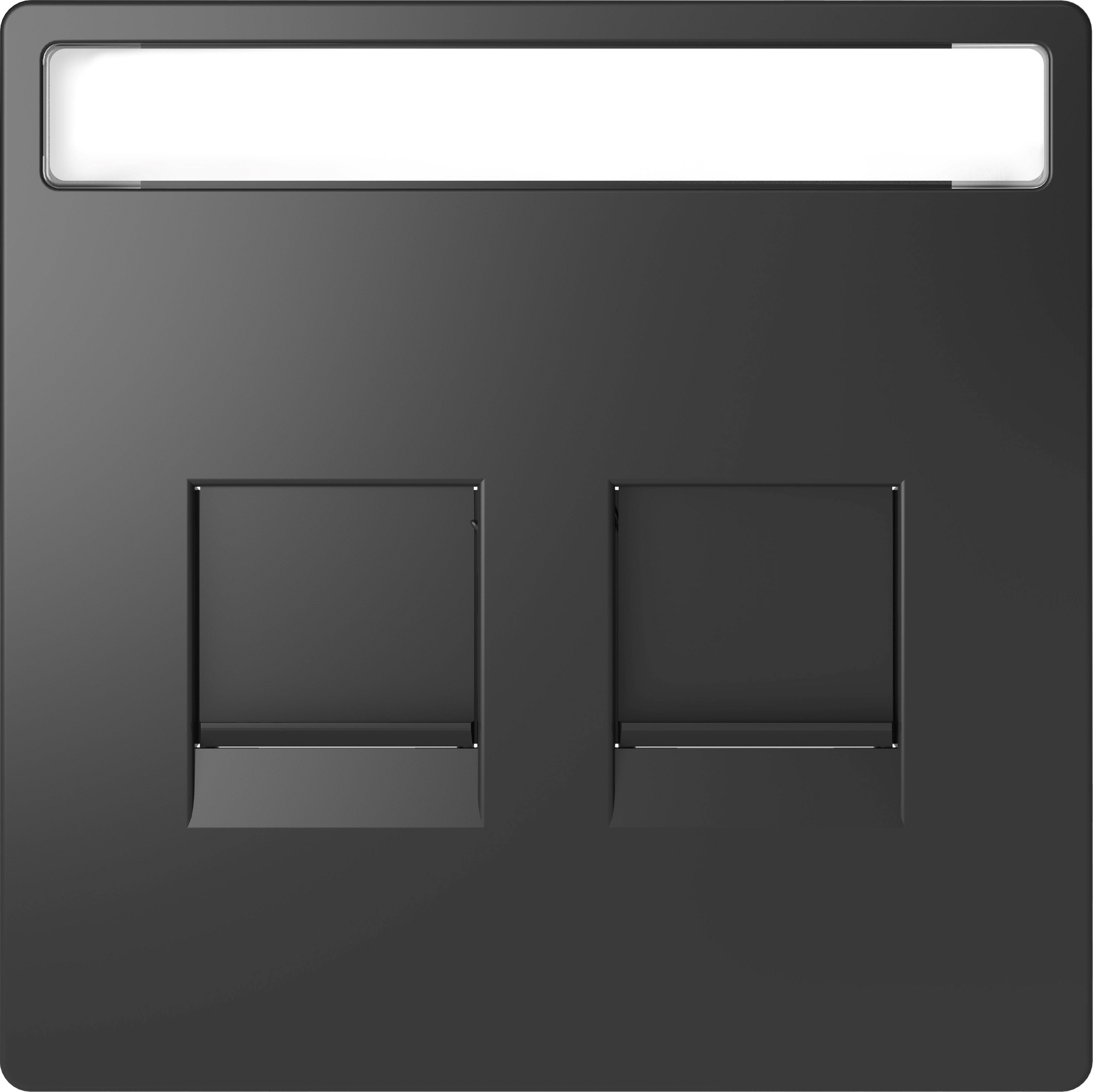 Merten Abdeckung System Design Anthrazit MEG4564-6034 1St.