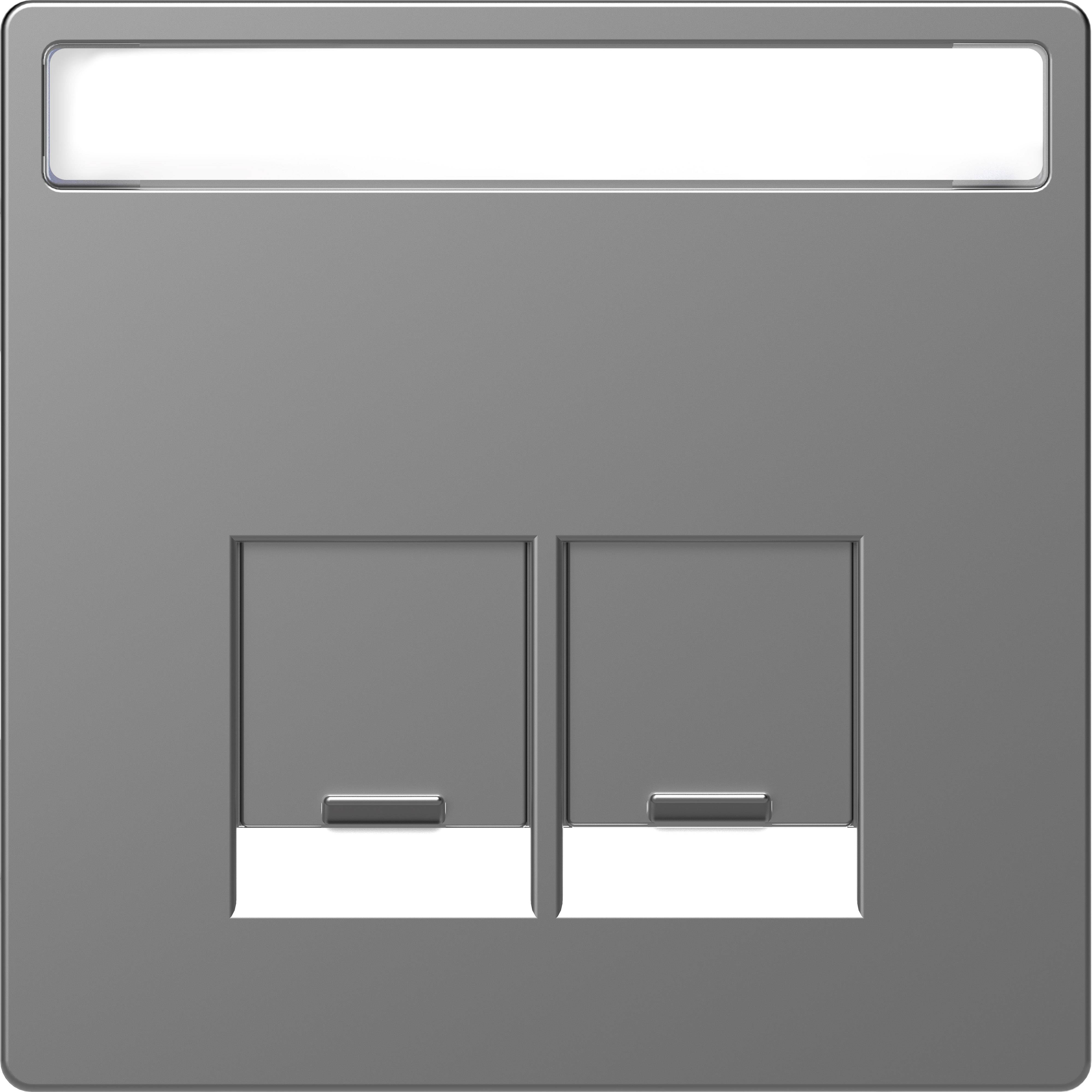 Merten Abdeckung System Design Edelstahl MEG4574-6036 1St.