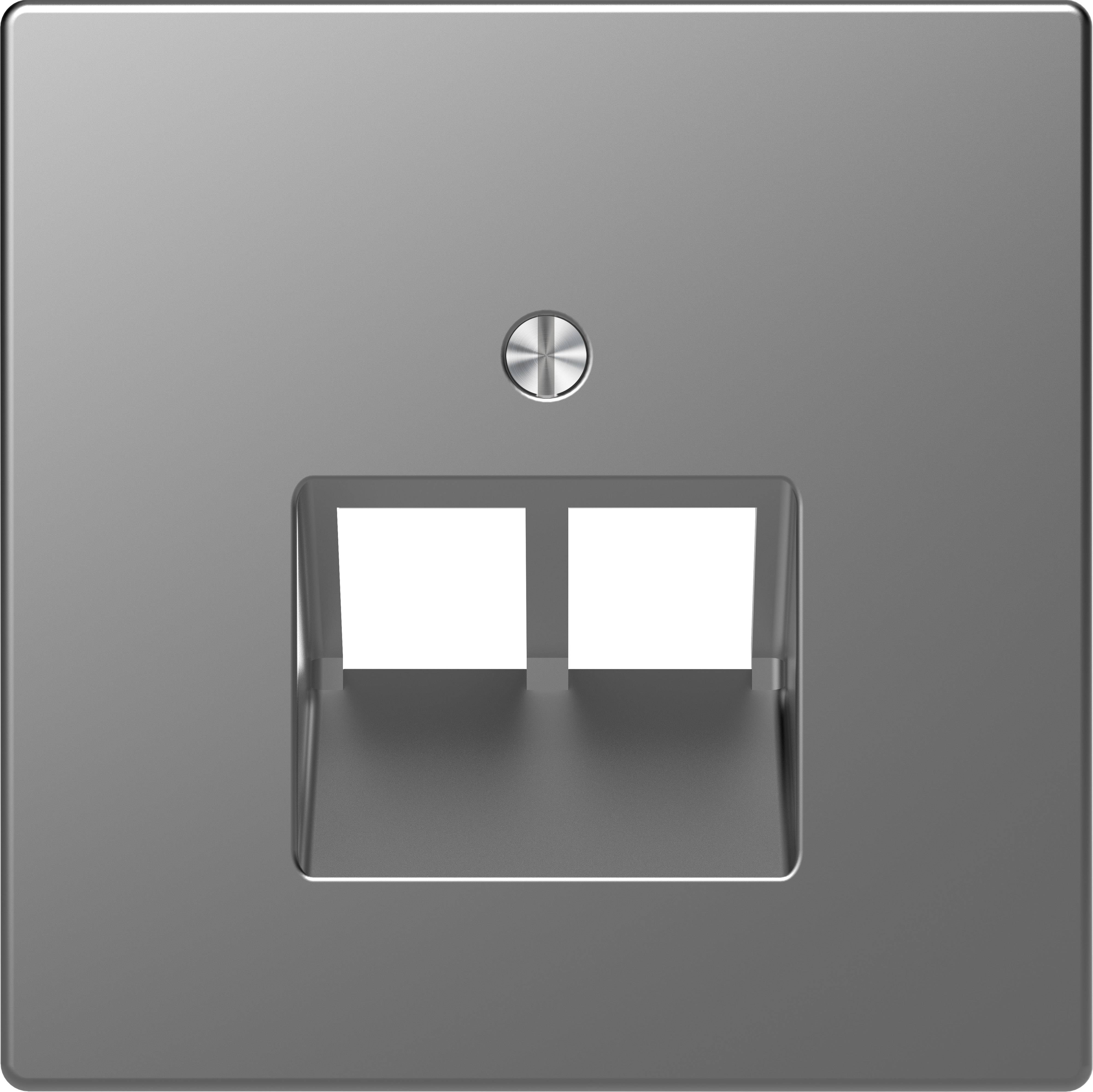 Merten Abdeckung System Design Edelstahl MEG4522-6036 1St.