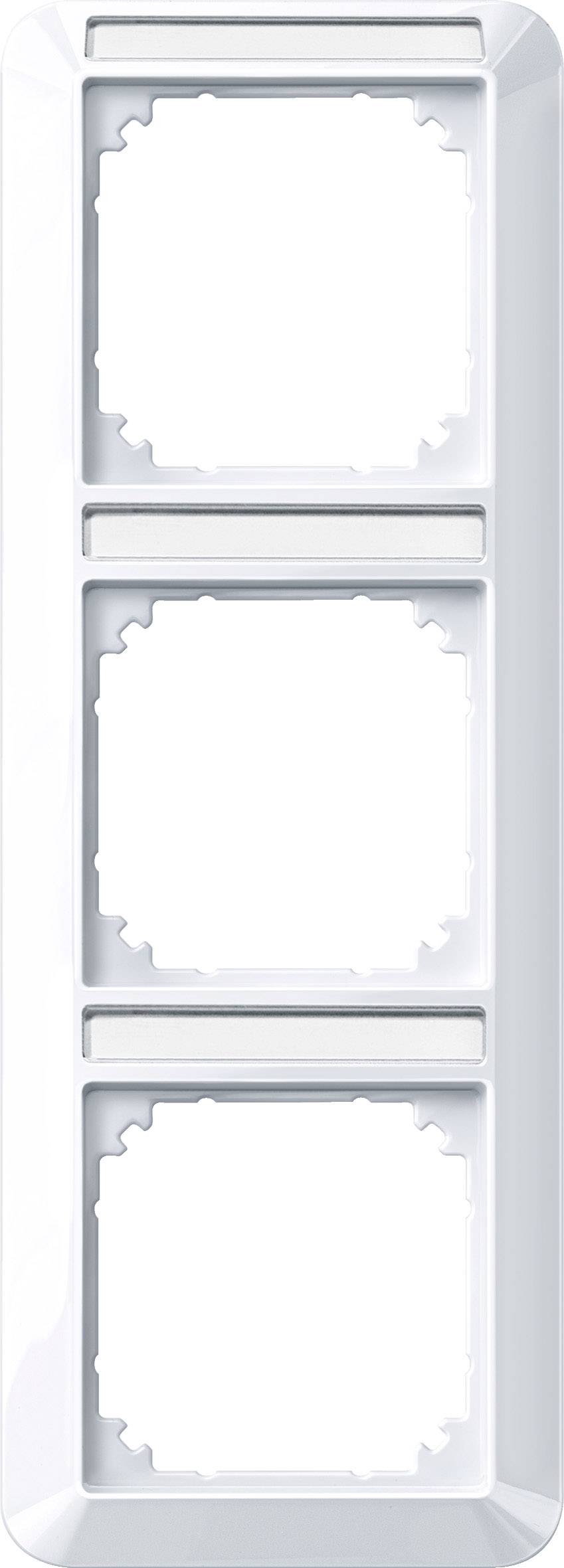 Merten Rahmen Abdeckung System M Weiß 385325 1St.