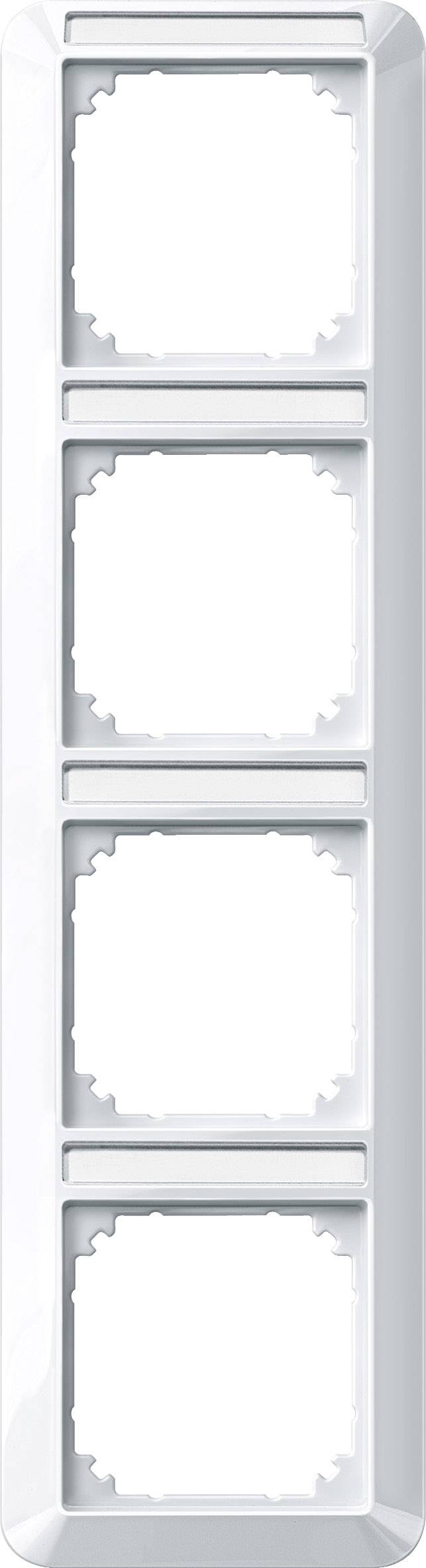 Merten Rahmen Abdeckung System M Polarweiß 385419 1St.