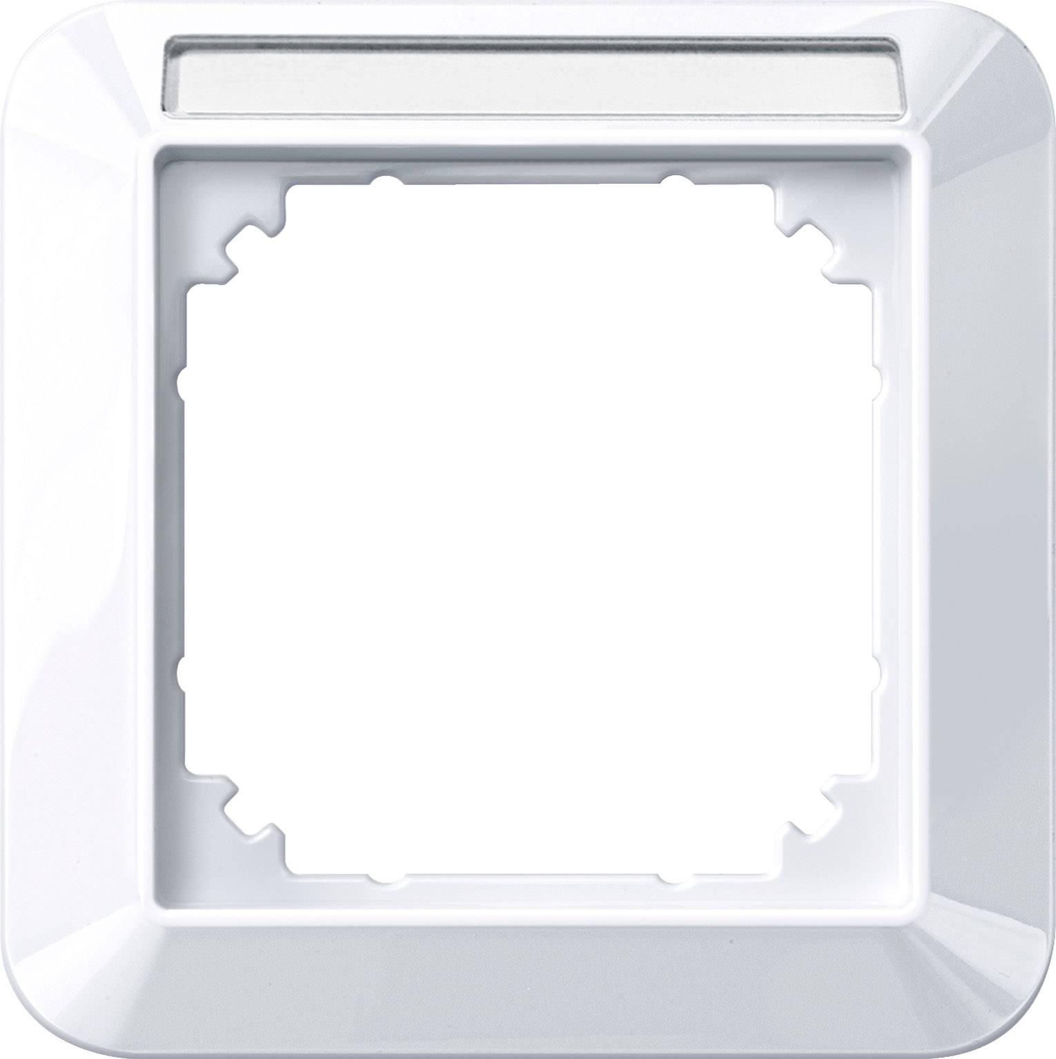 Merten Rahmen Abdeckung System M Weiß 387125 1St.
