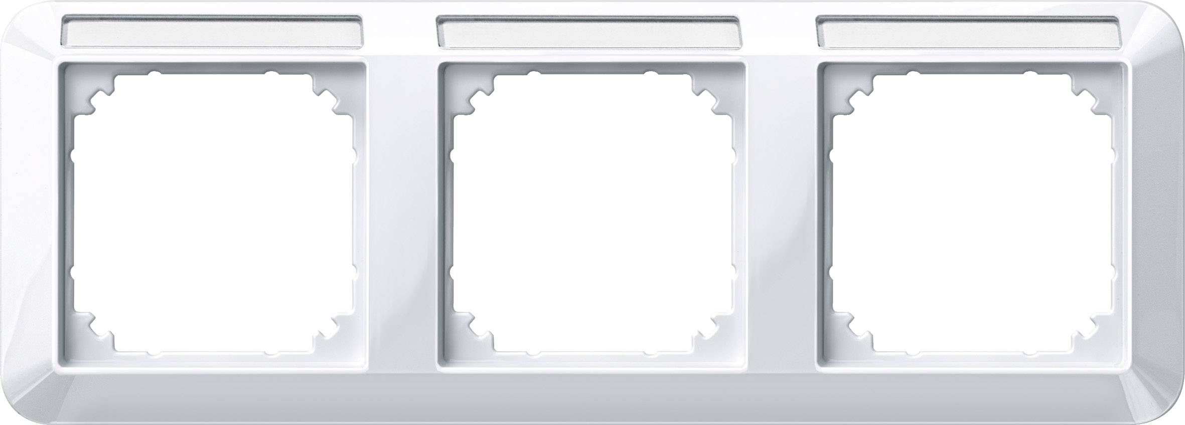 Merten Rahmen Abdeckung System M Polarweiß 387319 1 St.