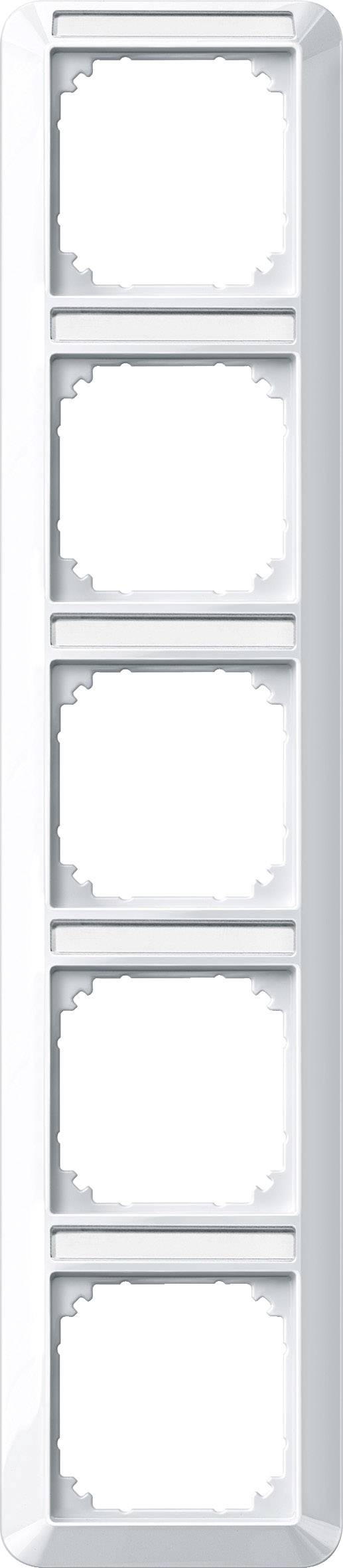 Merten Rahmen Abdeckung System M Polarweiß 385519 1St.