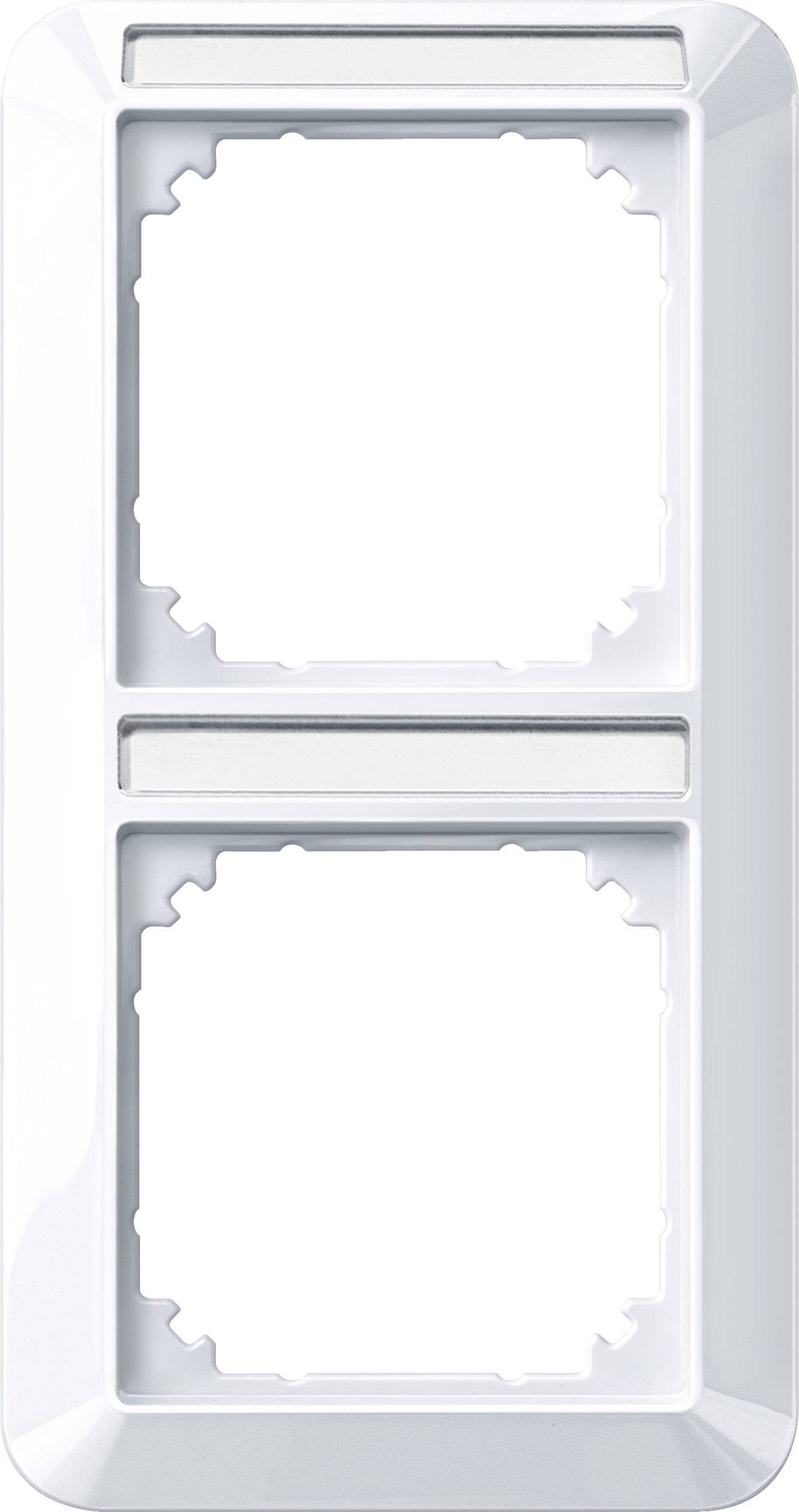 Merten Rahmen Abdeckung System M Weiß 385225 1St.