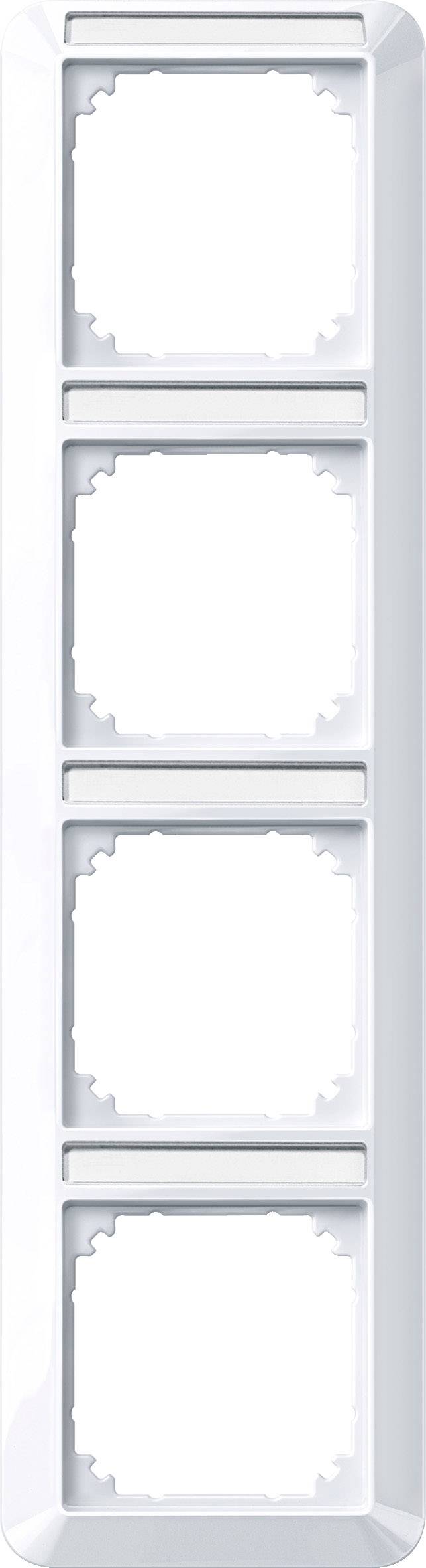 Merten Rahmen Abdeckung System M Weiß 385425 1St.