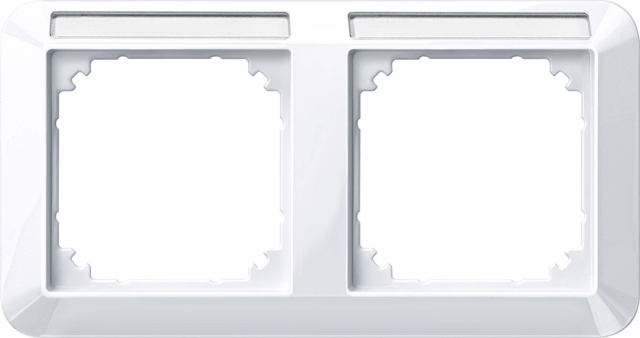 Merten Rahmen Abdeckung System M Weiß 387225 1St.