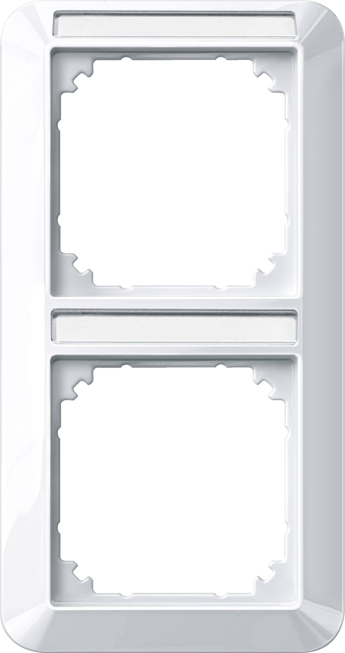 Merten Rahmen Abdeckung System M Polarweiß 385219 1St.