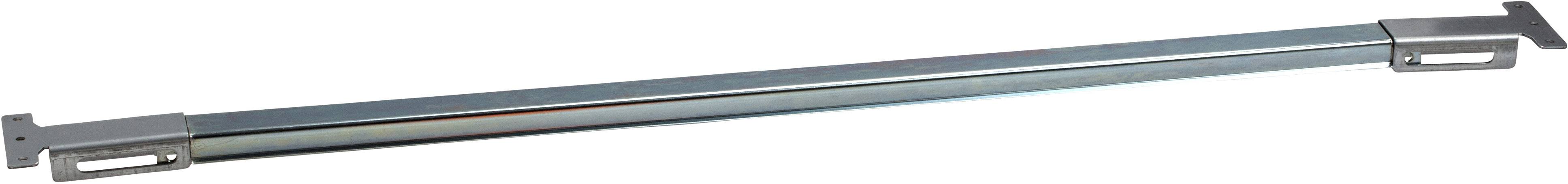 Ein ausziehbarer Teleskopstiel aus Metall, geeignet zur Verwendung mit Werkzeugaufsätzen für multifunktionales Arbeiten.