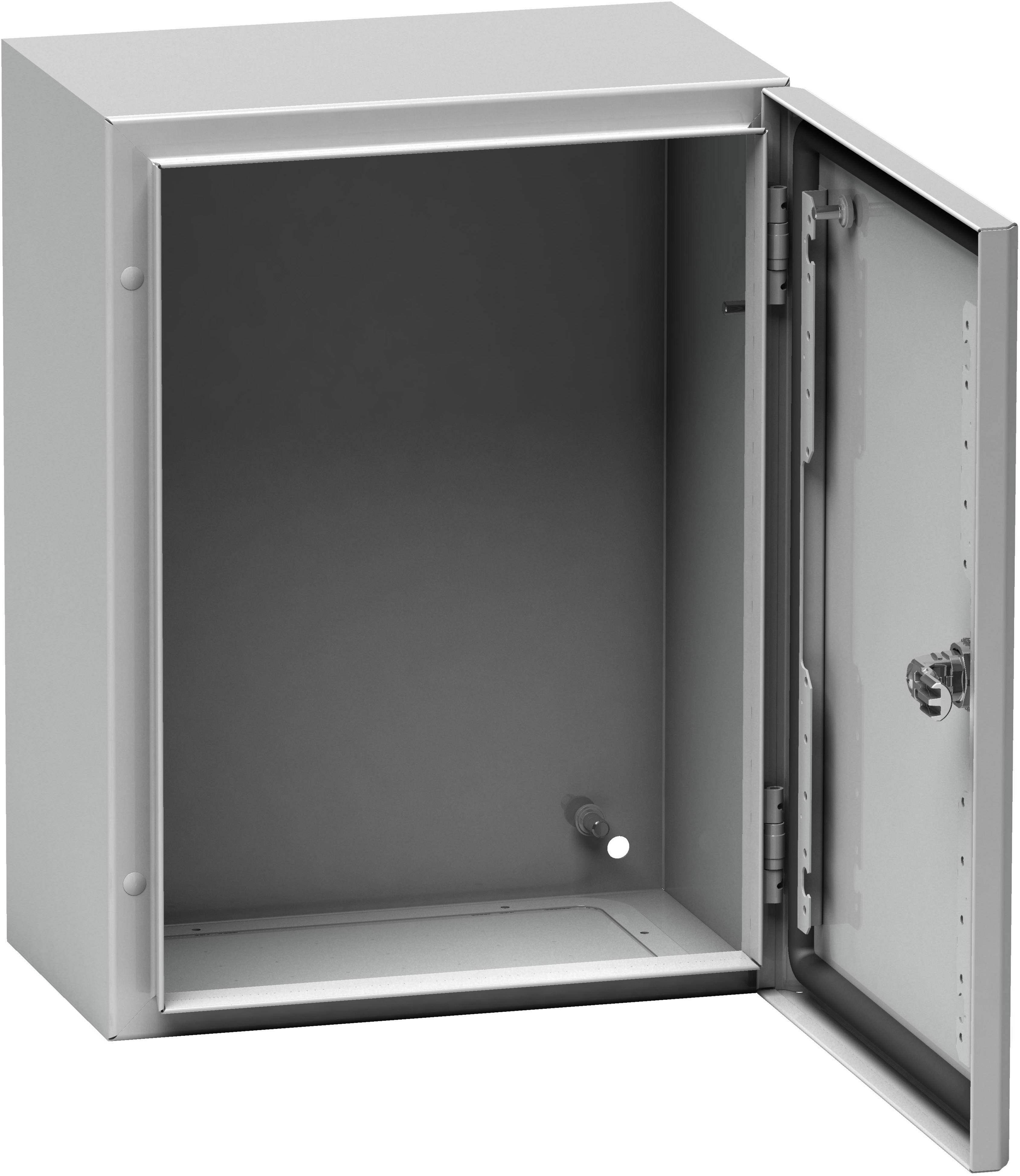 Schneider Electric NSYS3D3215 Gehäuse 200 x 300 x 150 Stahl Lichtgrau (RAL 7035) 1 St.