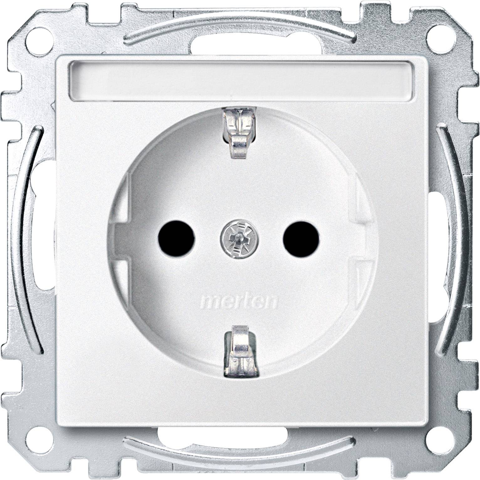 Merten Steckdose System M Polarweiß MEG2302-0419 1St.