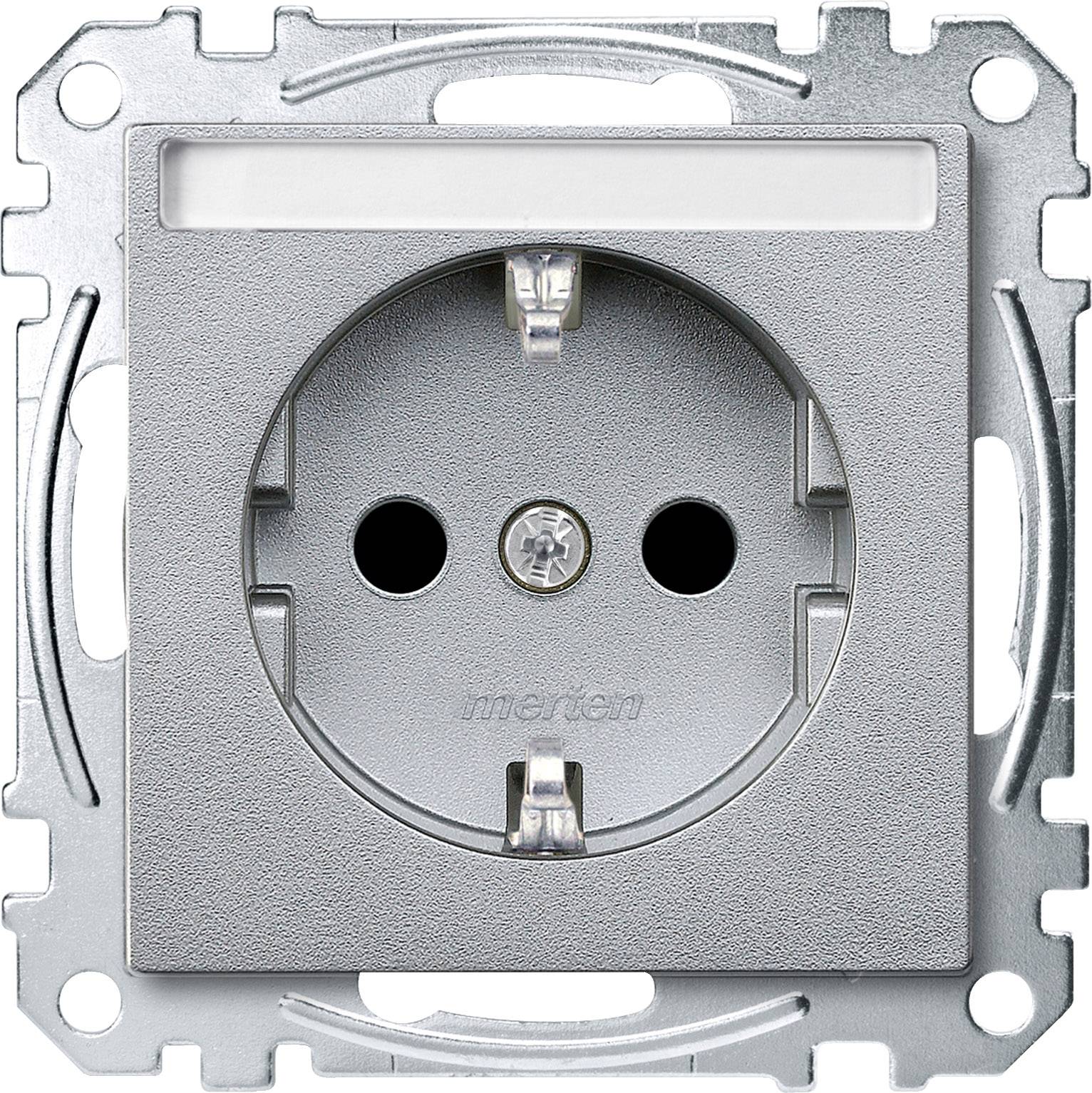Merten Steckdose System M Aluminium MEG2302-0460 1St.