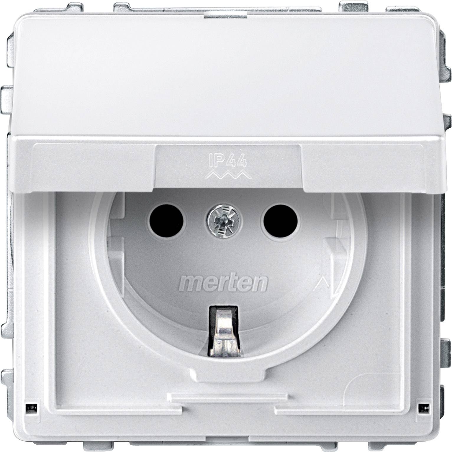 Merten Steckdose Aquadesign Polarweiß MEG2310-7219 1St.