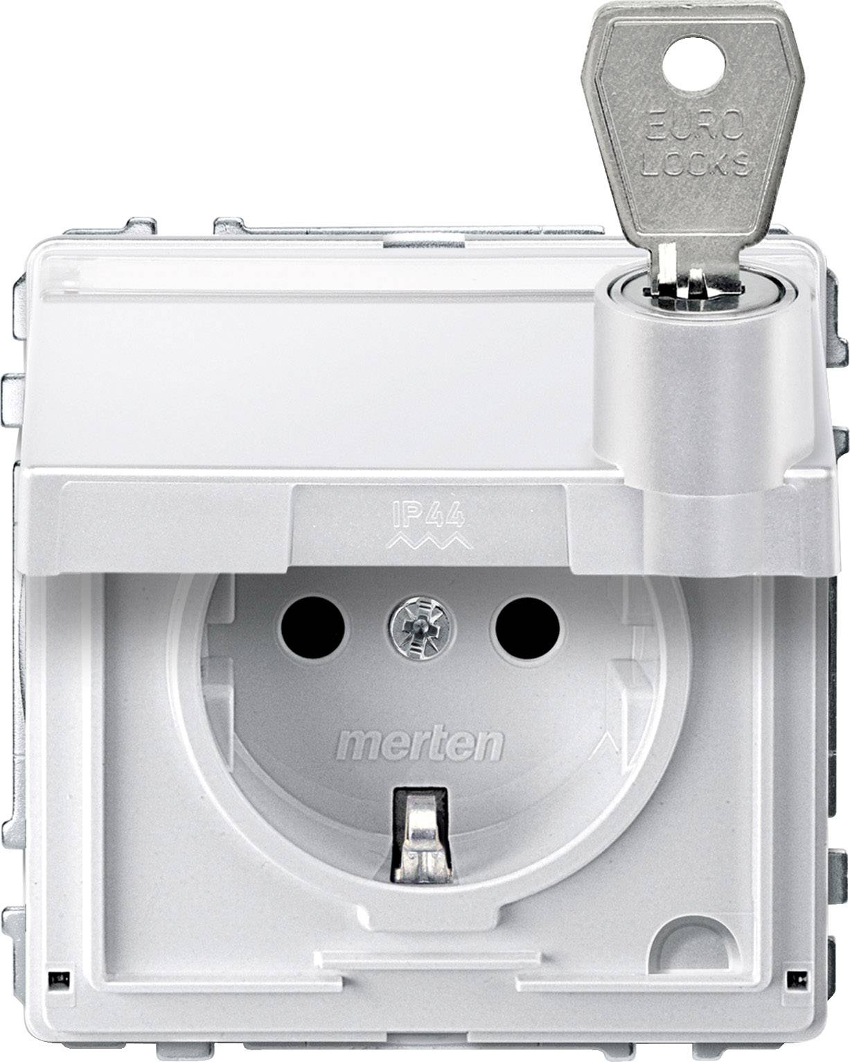 Merten Steckdose Aquadesign Polarweiß MEG2316-7219 1St.