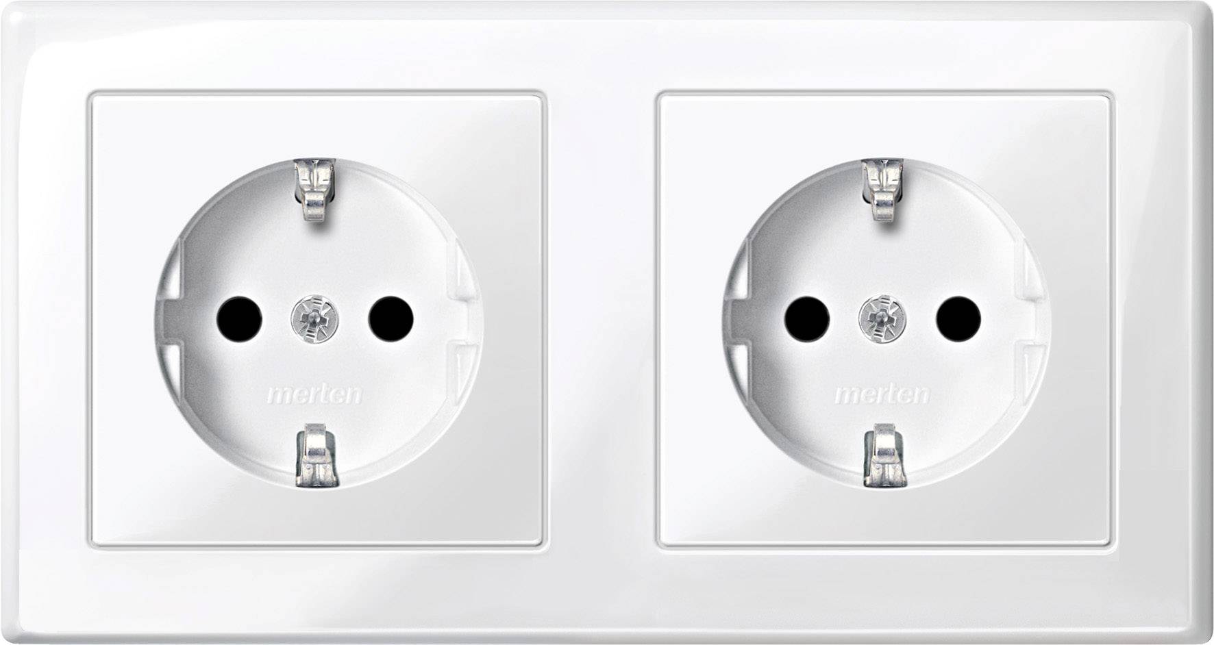 Merten Steckdose System M Polarweiß MEG2328-1419 1St.