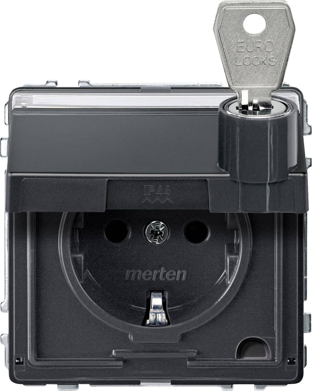 Merten Steckdose Aquadesign Anthrazit MEG2317-7214 1St.