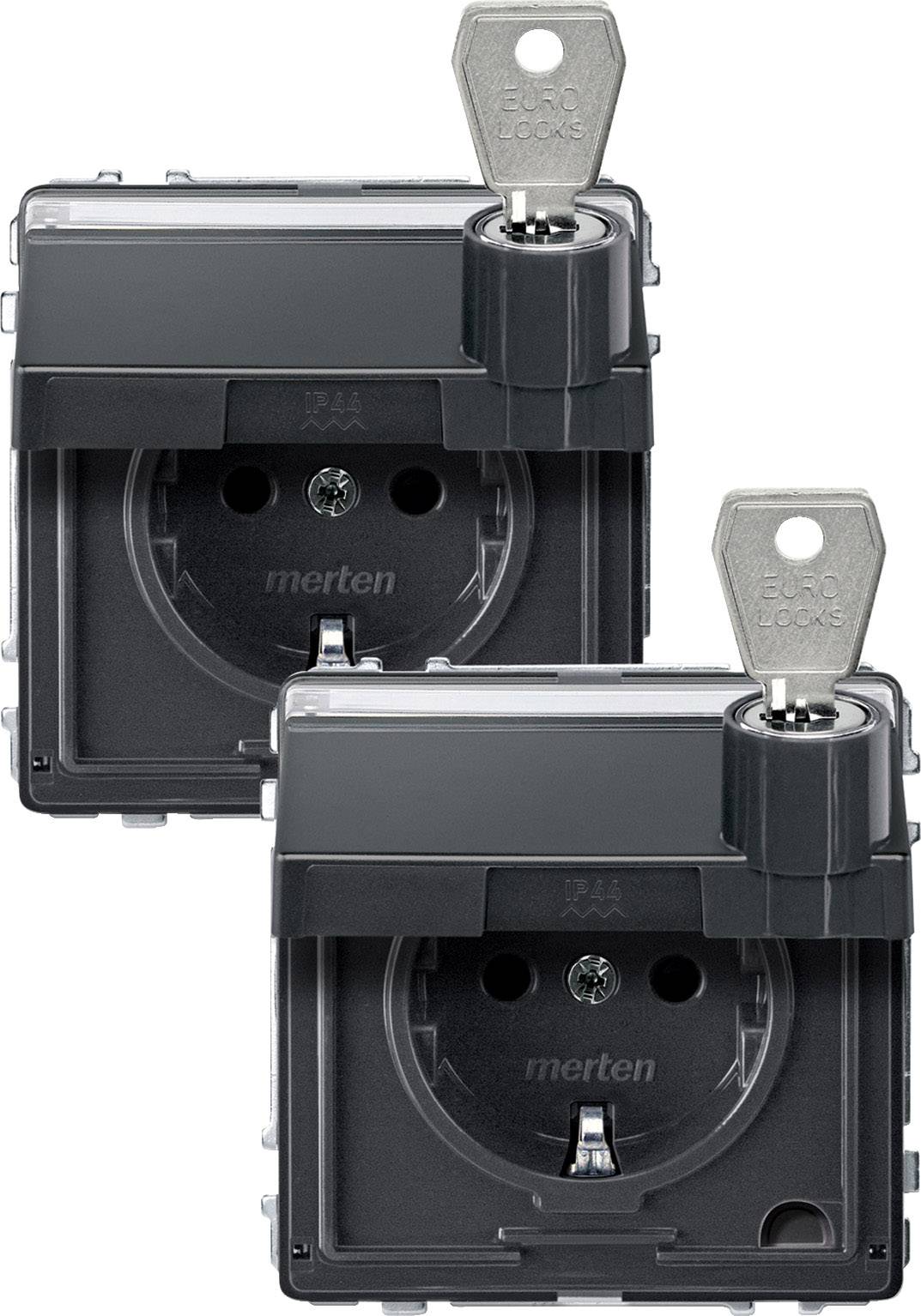 Merten Steckdose Aquadesign Anthrazit MEG2318-7214 1St.