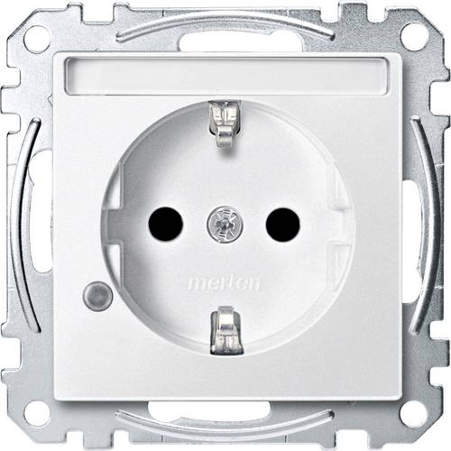 Merten Steckdose System M Polarweiß MEG2303-0419