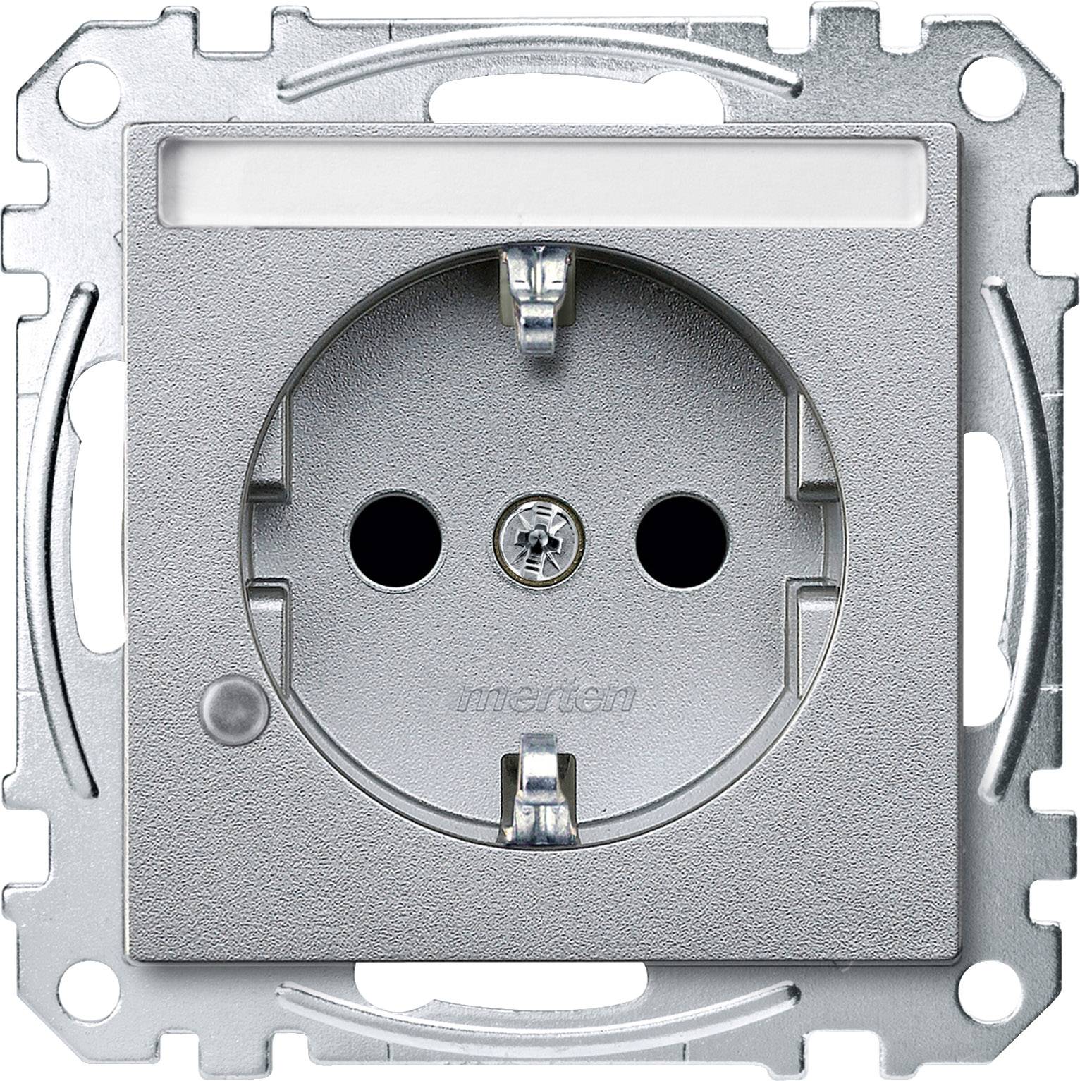 Merten Steckdose System M Aluminium MEG2303-0460 1St.