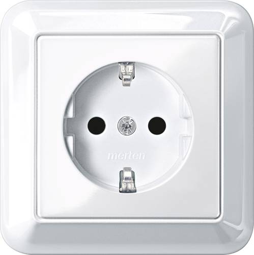 Merten Steckdose System M Polarweiß MEG2300-1219