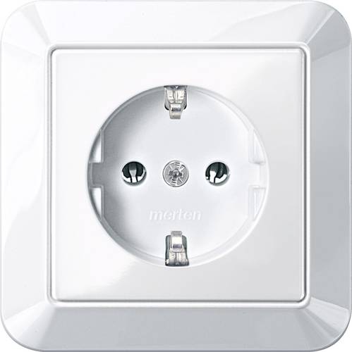 Merten Steckdose System M Polarweiß MEG2301-1019