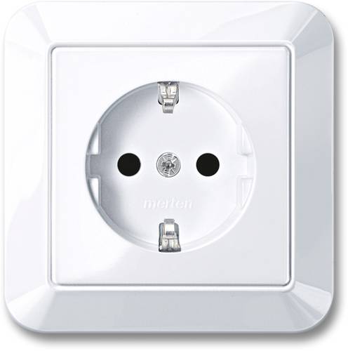 Merten Steckdose System M Weiß MEG2300-1025