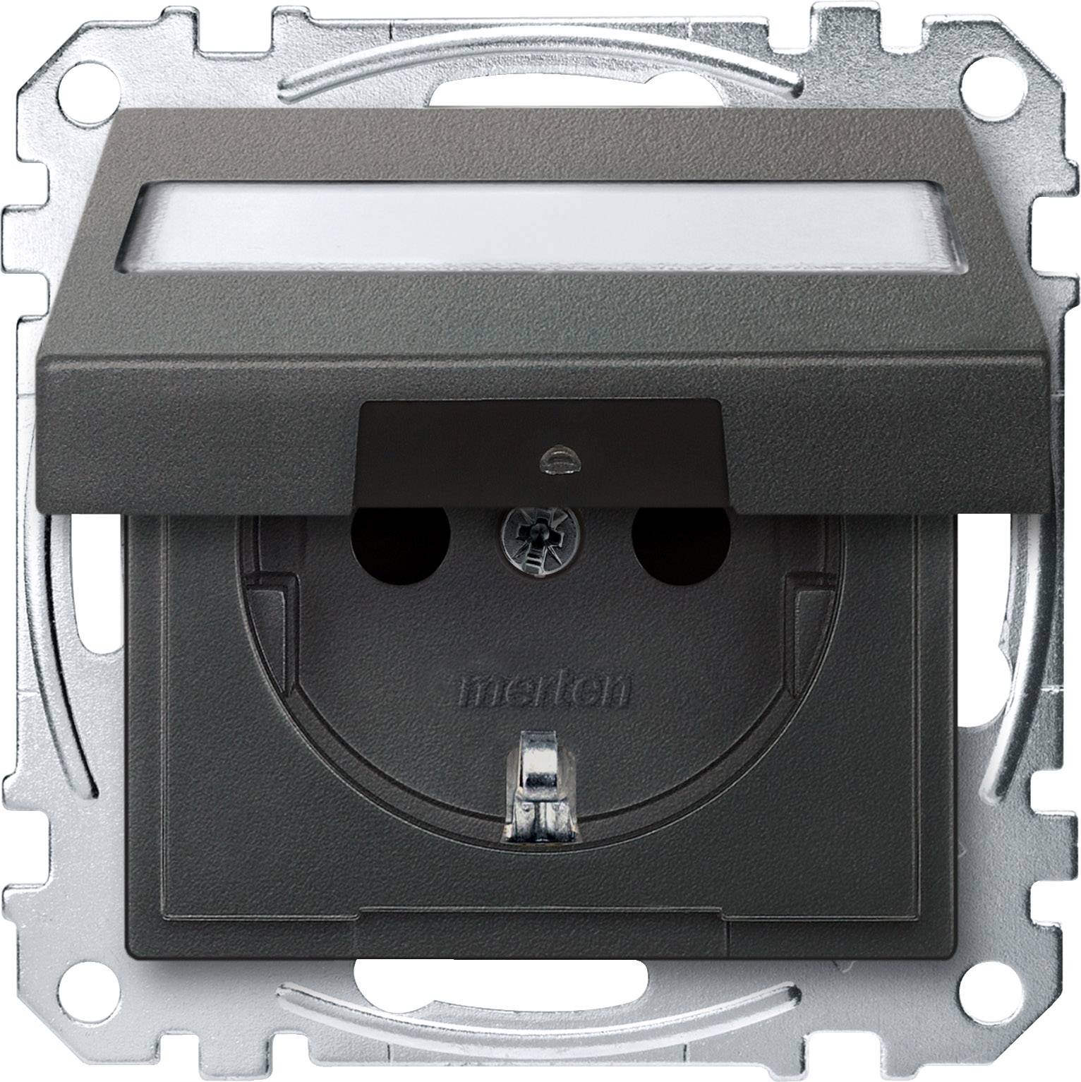 Merten Steckdose System M Anthrazit MEG2312-0414 1St.