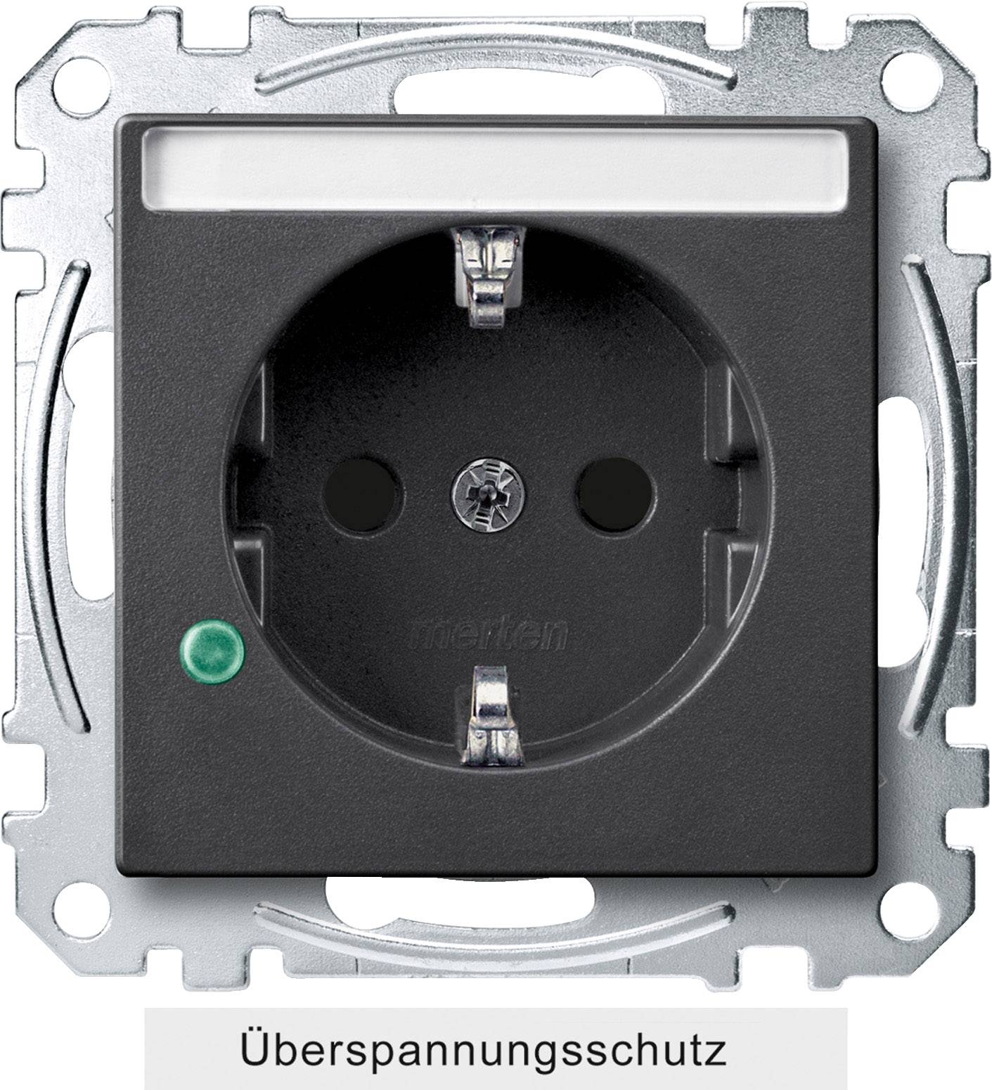 Merten Einsatz Steckdose System M Anthrazit MEG2305-0414 1St.