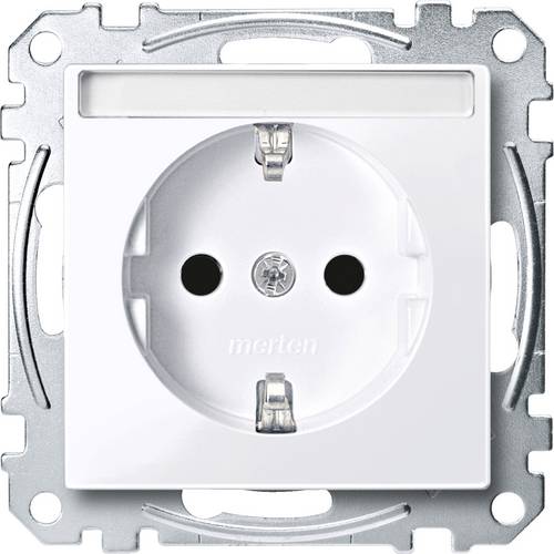 Merten Steckdose System M Weiß MEG2402-0325