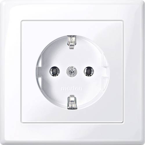 Merten Steckdose System M Weiß MEG2401-1425