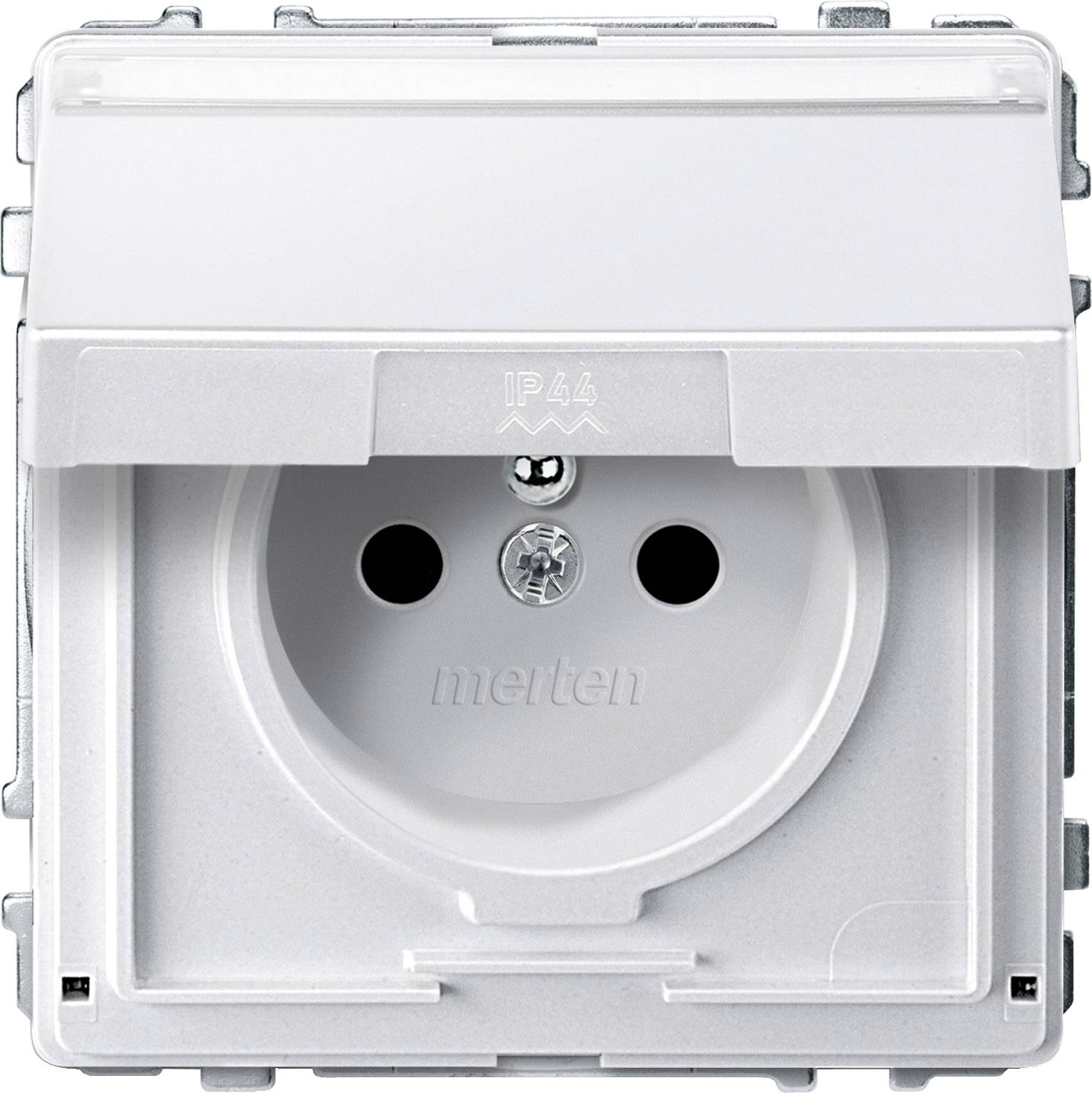 Merten Steckdose Aquadesign Polarweiß MEG2612-7219 1St.