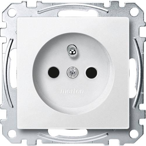Merten Steckdose System M Polarweiß MEG2600-0419