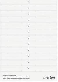 Merten Zubehör System M Polarweiß 387100 1St.