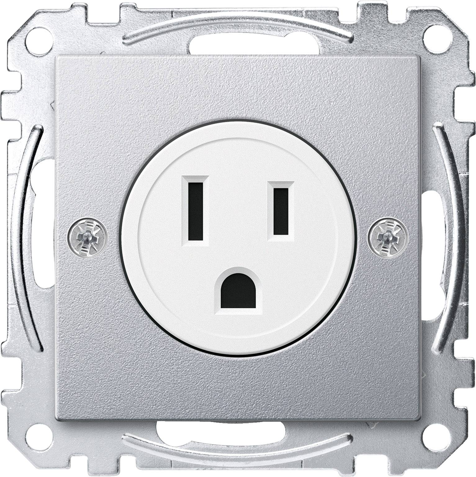 Merten Steckdose System M Aluminium MEG2151-0460 1 St.