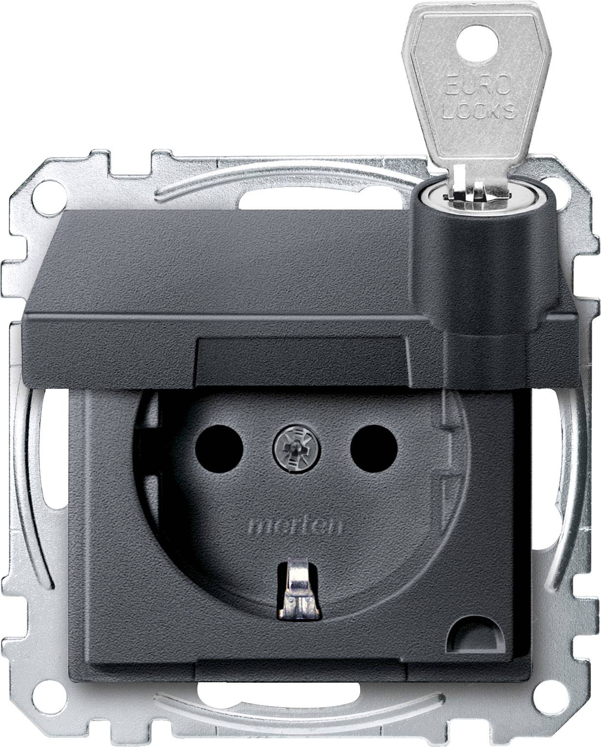 Merten Steckdose System M Anthrazit MEG2315-0414 1St.