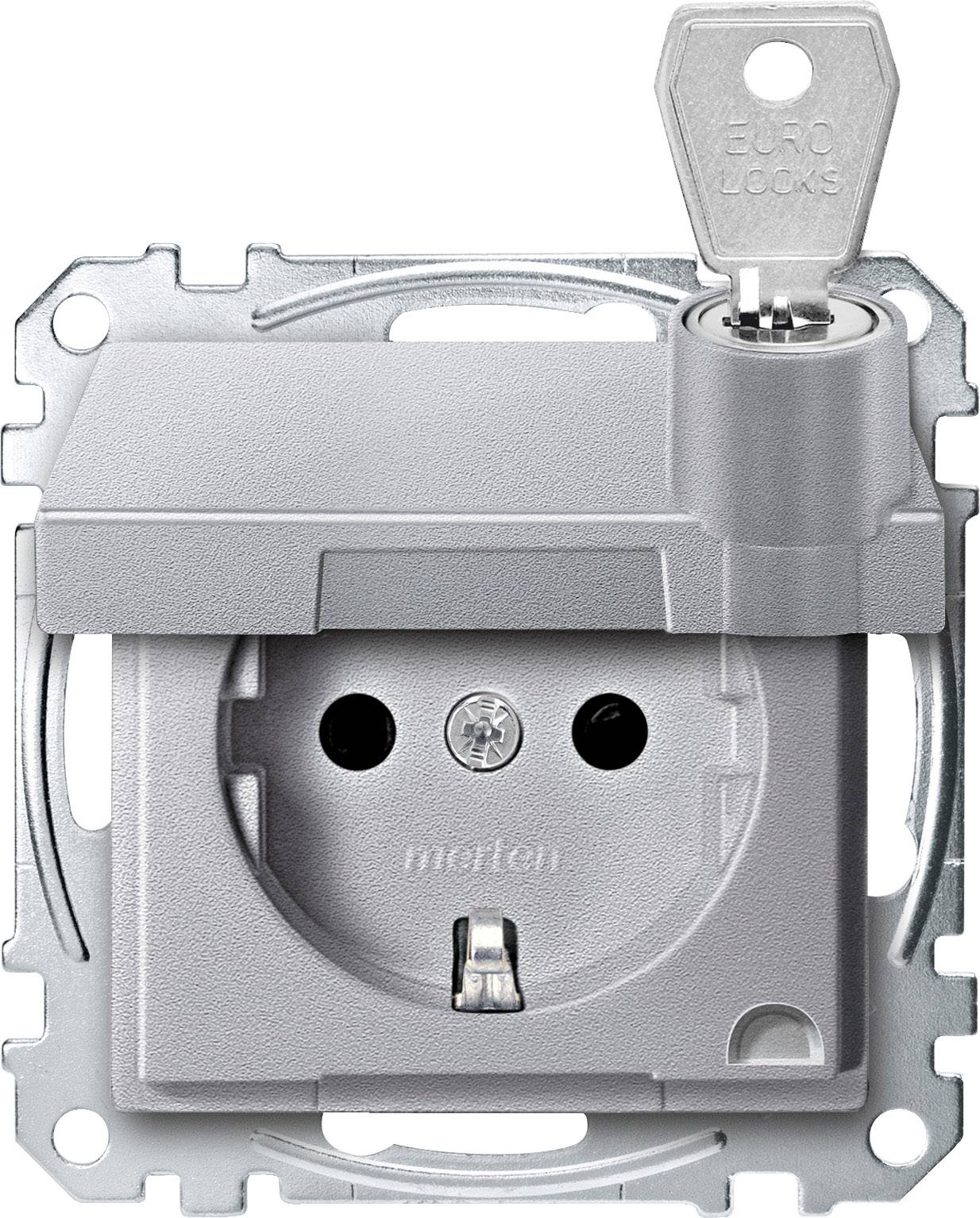Merten Steckdose System M Aluminium MEG2315-0460 1St.