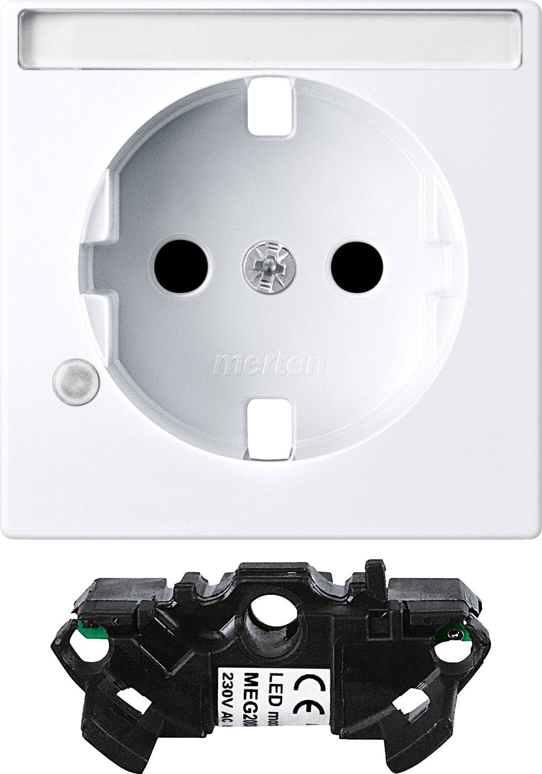 Merten Zubehör LED-Glimmlampe System M Weiß MEG2333-0325 1St.