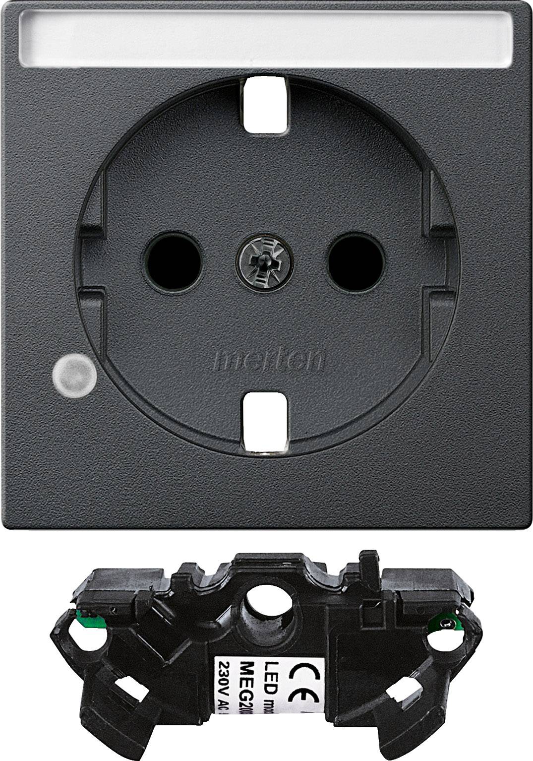 Merten Zubehör LED-Glimmlampe System M Weiß MEG2333-0414 1St.